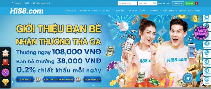 HI88 – Trang web casino online uy tín